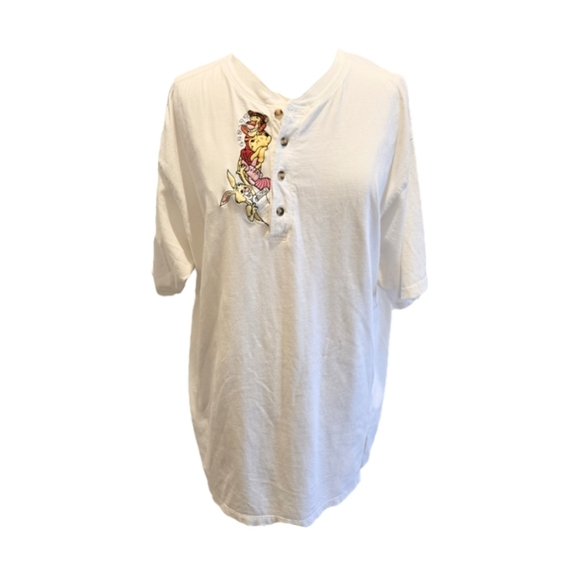 Disney Tops - Disney Vintage Winnie The Pooh Embroidered Tee, One Size